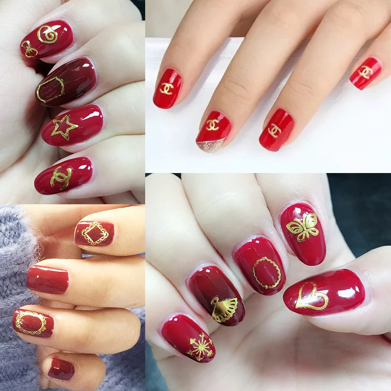 Title 1, Adesivos de hot stamping à prova dágua para unhas