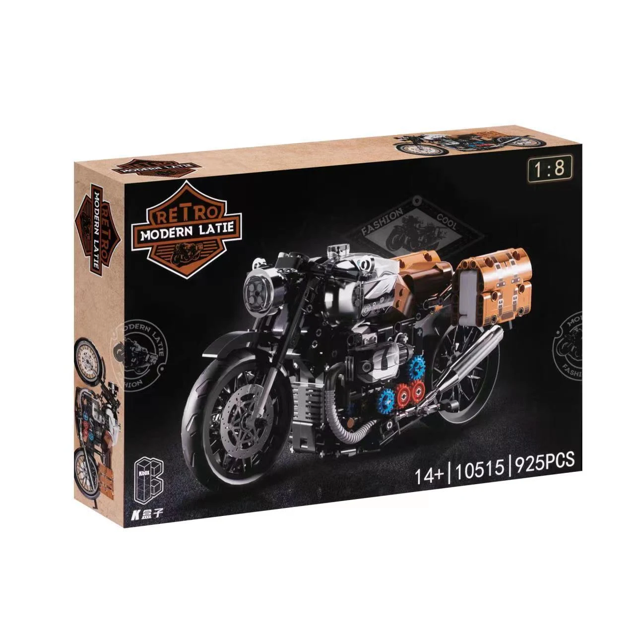 Blocos de Montar de Motocicleta Puzzle Montado Partículas Pequenas Brinquedo educativo para crianças e adultos Monte sua própria moto! — foto 17