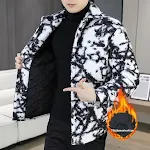 Jaqueta Acolchoada de Algodão de Inverno Masculina Versátil e com Recheio, Conforto e Calor para o Inverno e Outono — foto 11