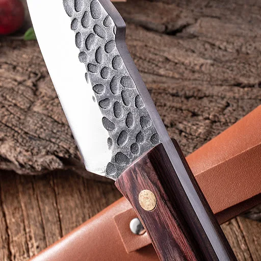 Title 1, Household Multi-purpose Knife with Leather Shea...