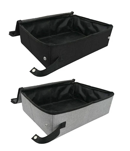 Title 7, Large, easy-clean cat litter basin with high si...