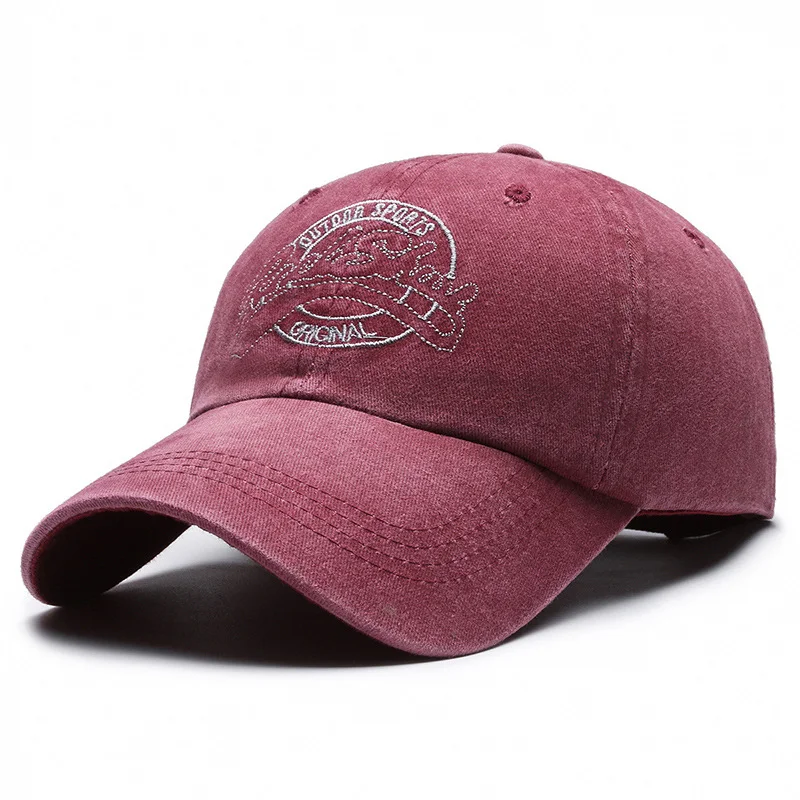 All-match washed denim baseball cap distressed hat outdoor. Stylish and versatile hat for outdoor activities. Comfortabl — photo 7
