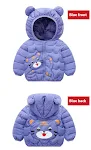 Jaqueta Infantil Leve de Penas Roupa de Algodão Desenho Animado Casaco Quente e Confortável Ideal para o Inverno Proteção contra o Frio. — foto 4