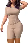 Short Style In Camel