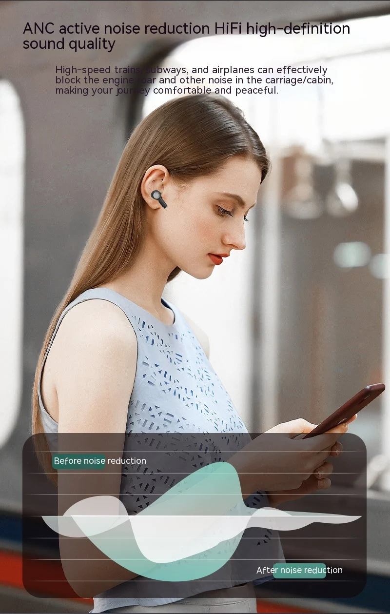 Wireless Sports In-ear Bluetooth Headset with Neckband, ANC, Active Noise Reduction, and Ultra-Long Life Battery. — photo 25