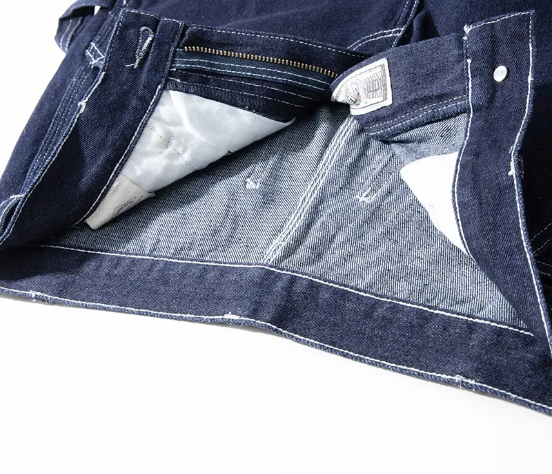 Heren Multi-pocket gestreepte outdoor jeans in primaire kleuren. Duurzaam en praktisch, ideaal voor avonturen in de buitenlucht. — foto 38
