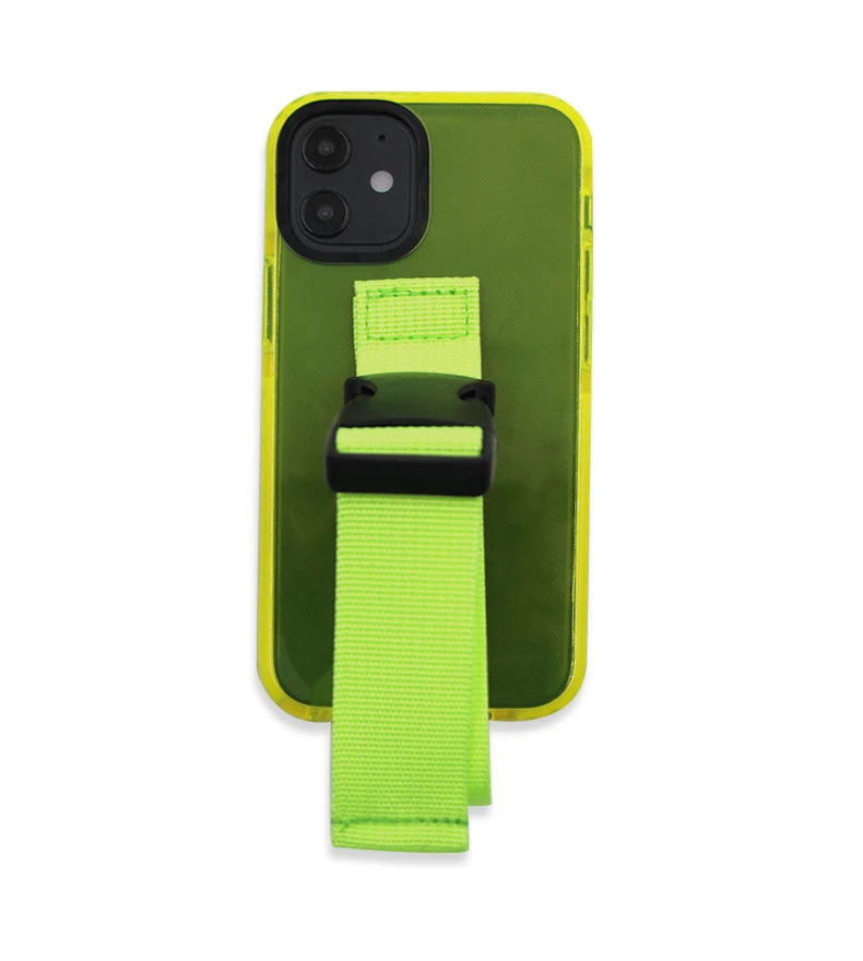 Title 3, Capa para celular fashion com pulseira fluoresc...