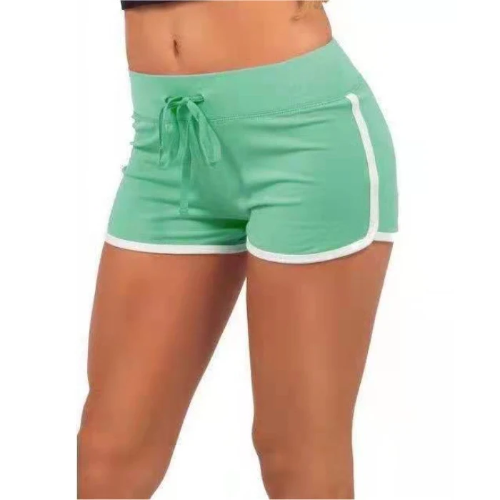 Yoga Fitness Hot Pants Sport Shorts mit Kordelzug. Ideal für Sport, Yoga und Fitness. Atmungsaktiv, bequem und stylish. — foto 17