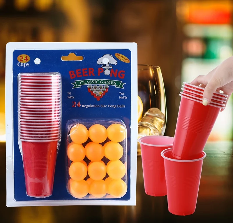 Title 5, 24 Beer Pong Game Cup Bar Supplies, perfect for...