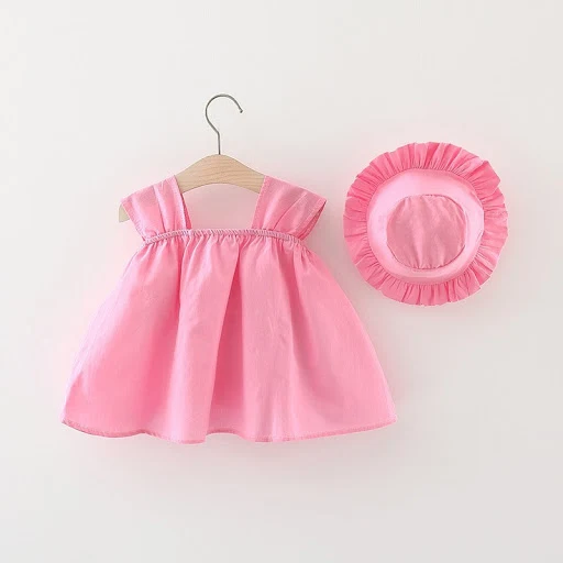 Title 10, Einfarbiges Sling-Kleid mit Prinzessinnenrock u...