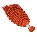 Extensões de Cabelo Ondulado Profundo Feminino Cabelo a Granel Ideal para Volume e Estilos Naturais e Duradouros, Transforme seu visual — foto 2