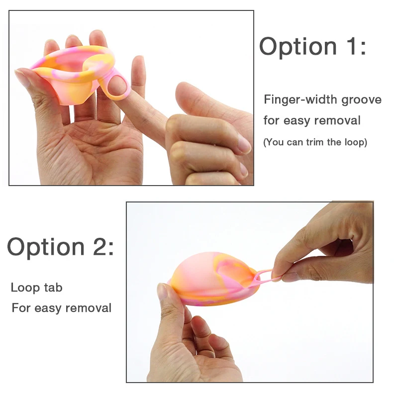 Title 1, Nuova Placchetta Mestruale in Silicone con Anel...