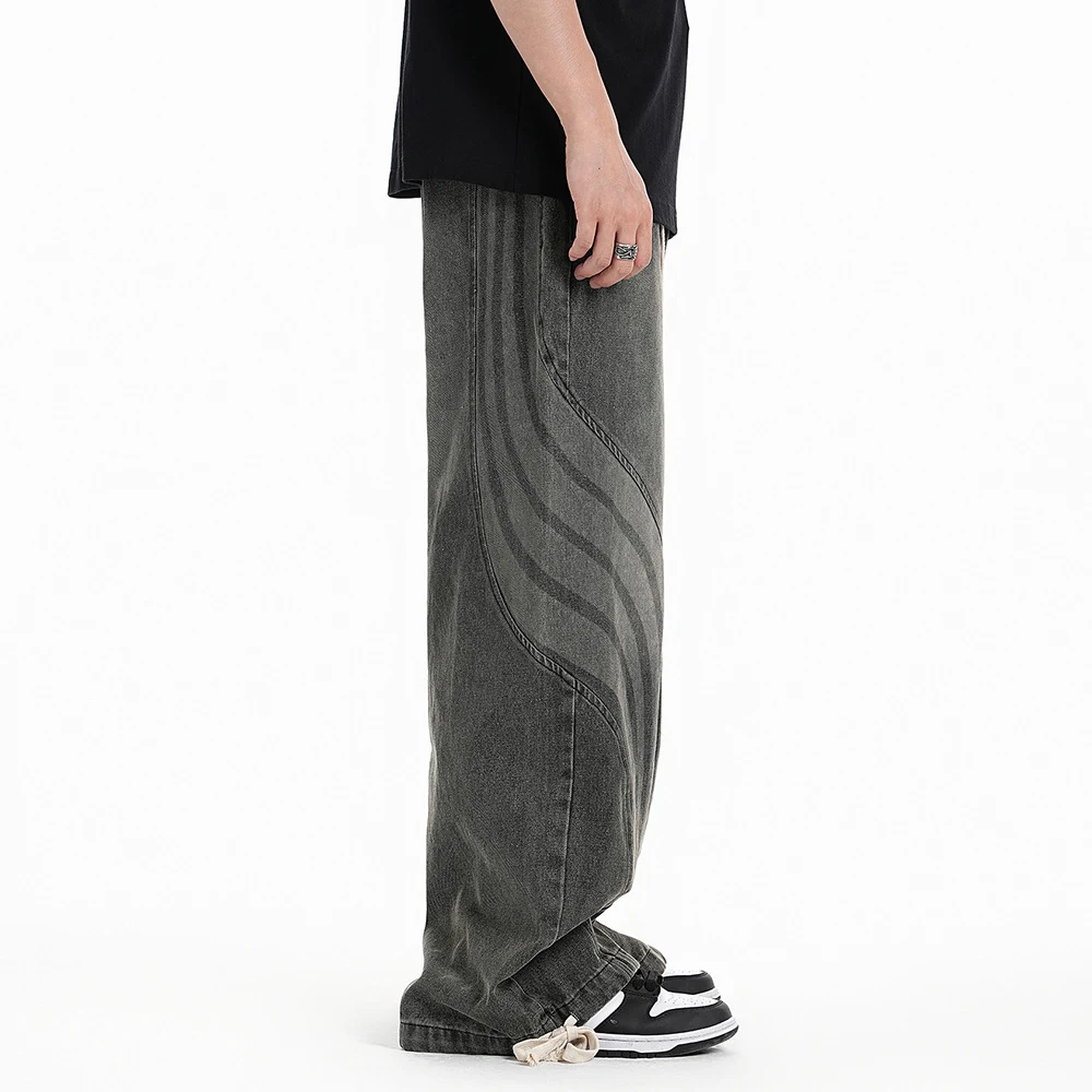 Old Washing Water Wide-leg Jeans — photo 3