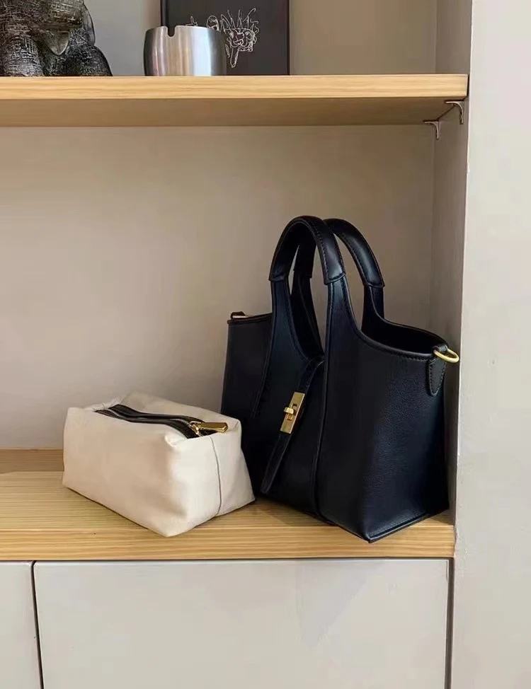 Vegetable Basket Simulated Leather Handbag Commuting Tote Bag. A Stylish and Practical Hand-held Bag for Daily Use and W — photo 7