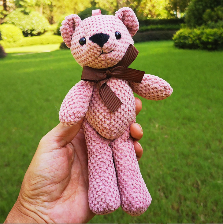 20cm Pineapple Bear Doll Plush Pendant Soft and Cuddly Charm Great for Kids Adorable Gift Idea and Fun Decoration — photo 6