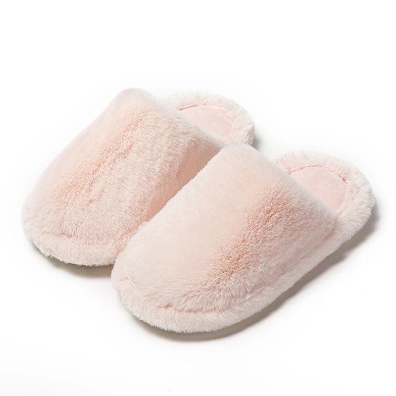 Title 7, Baotou Cotton Slippers Home Plush Women. Cozy a...
