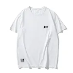 Camiseta Plus Size Masculina Algodão Manga Curta Solta Conforto para Homens Grandes, Tecido Respirável, Ideal para o Verão, Vários Tamanhos. — foto 6