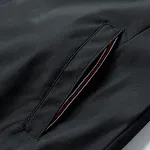 Jaqueta masculina casual de negócios, cor sólida, solta, estilo baseball para jovens e adultos, roupa confortável e moderna. — foto 4