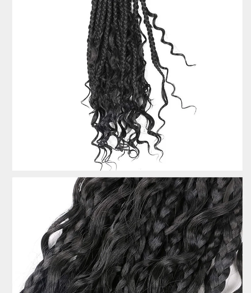 Title 5, Trança Suja Sem Cabelo Crochet Join Braid Tranç...