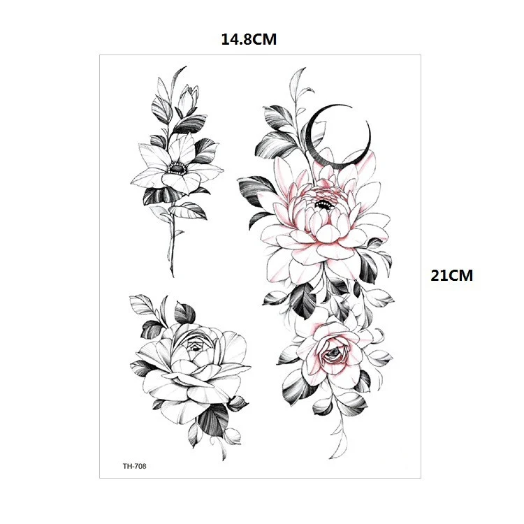 Title 7, Waterdichte Tijdelijke Tattoo Sticker Old Schoo...