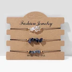 Pulseira de cascalho de cristal natural para mulheres, acessório de moda para relaxamento, cura e bem-estar, estilo e energia. — foto 18