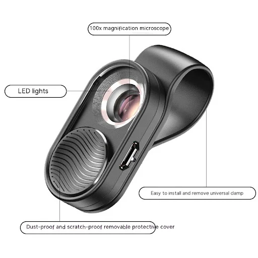 Title 5, Mobile Magnification Microscope With LED Light ...