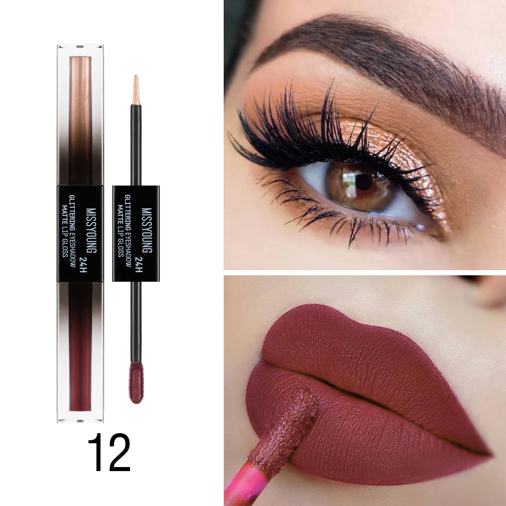 Title 7, Double-ended Monochrome Eyeshadow And Lip Gloss...