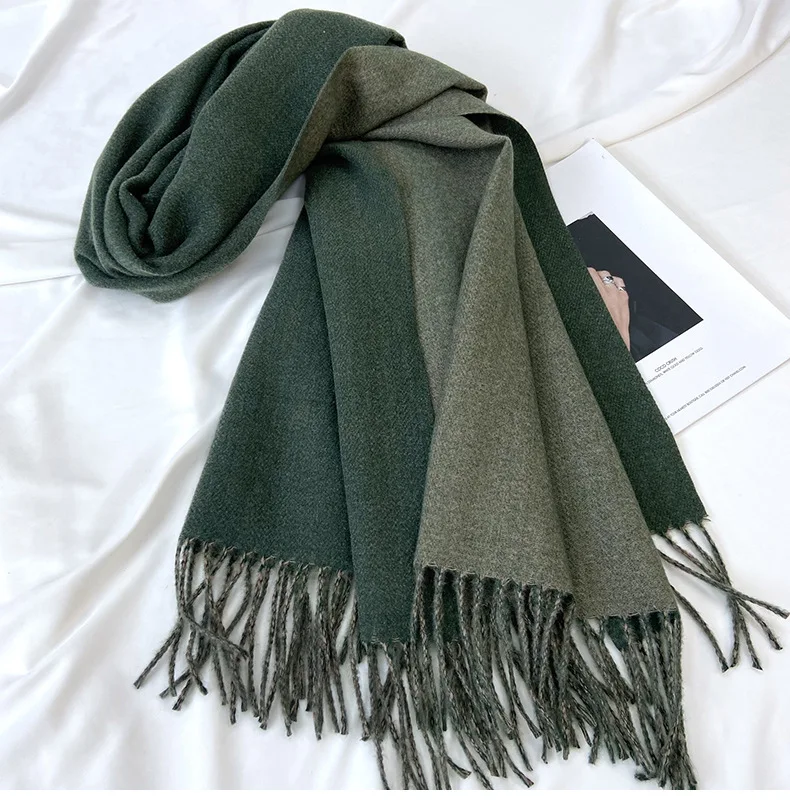 Title 25, New Scarf Autumn And Winter Popular Color Match...