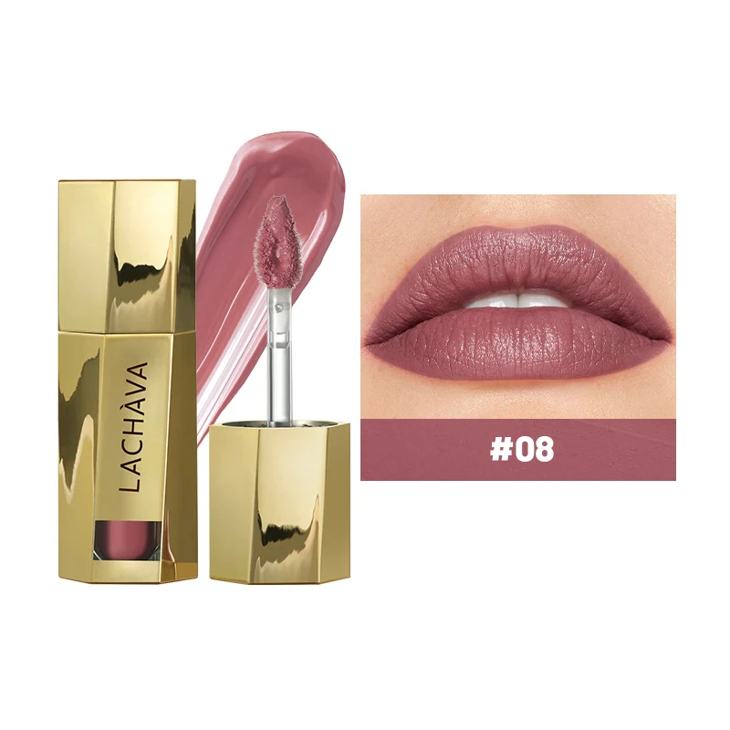Matte Moisturizing Lip Lacquer Nude Lipstick offers comfortable, long-lasting matte color with hydrating benefits for sm — photo 4