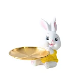 Rabbit Tray Hallway Key Storage Home Living Room Desktop Office Decorations. Stylish key organizer and decorative accent — photo 2