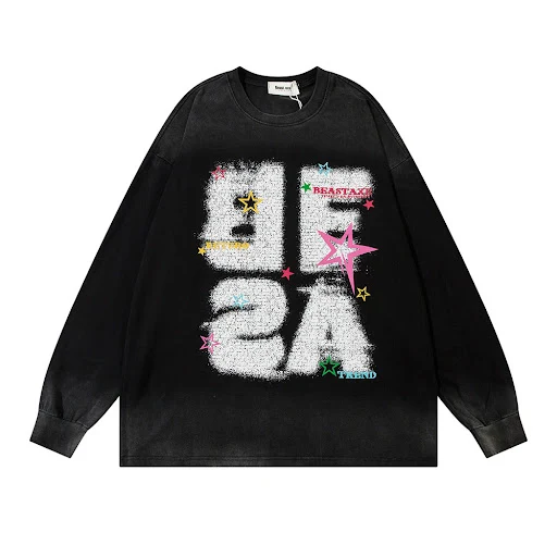 Title 12, Camiseta masculina de algodão com estampa de le...