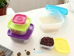 Conjunto empilhável de recipientes e armazenamento de alimentos para micro-ondas. Perfeito para guardar, aquecer e organizar suas refeições. — foto 5