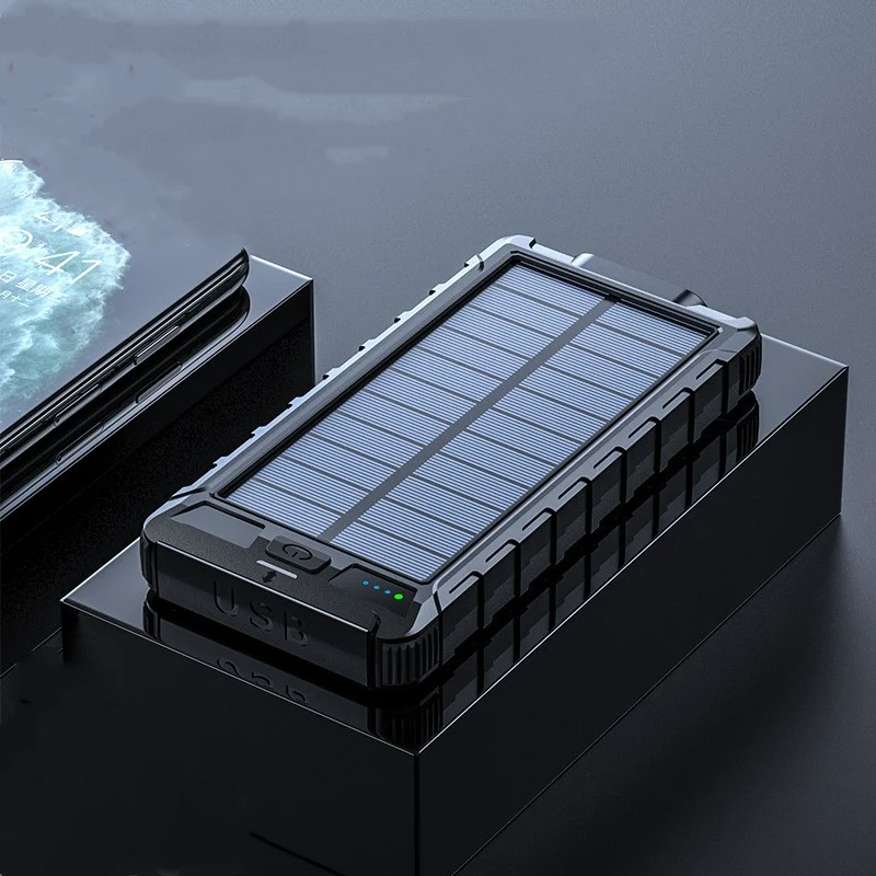 Title 5, Solar Wireless Power Bank Outdoor 20000mAh PD F...