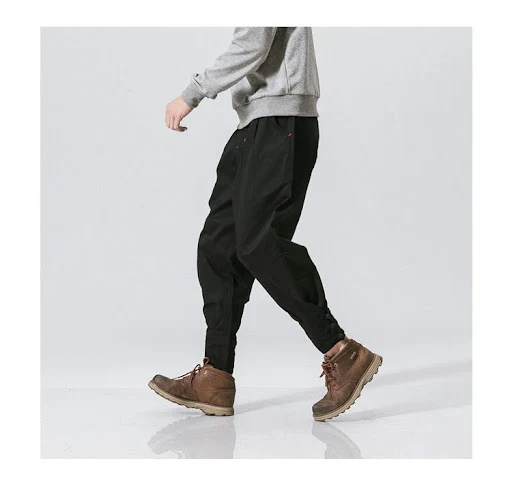 Title 20, Mens mouth buckle casual pants