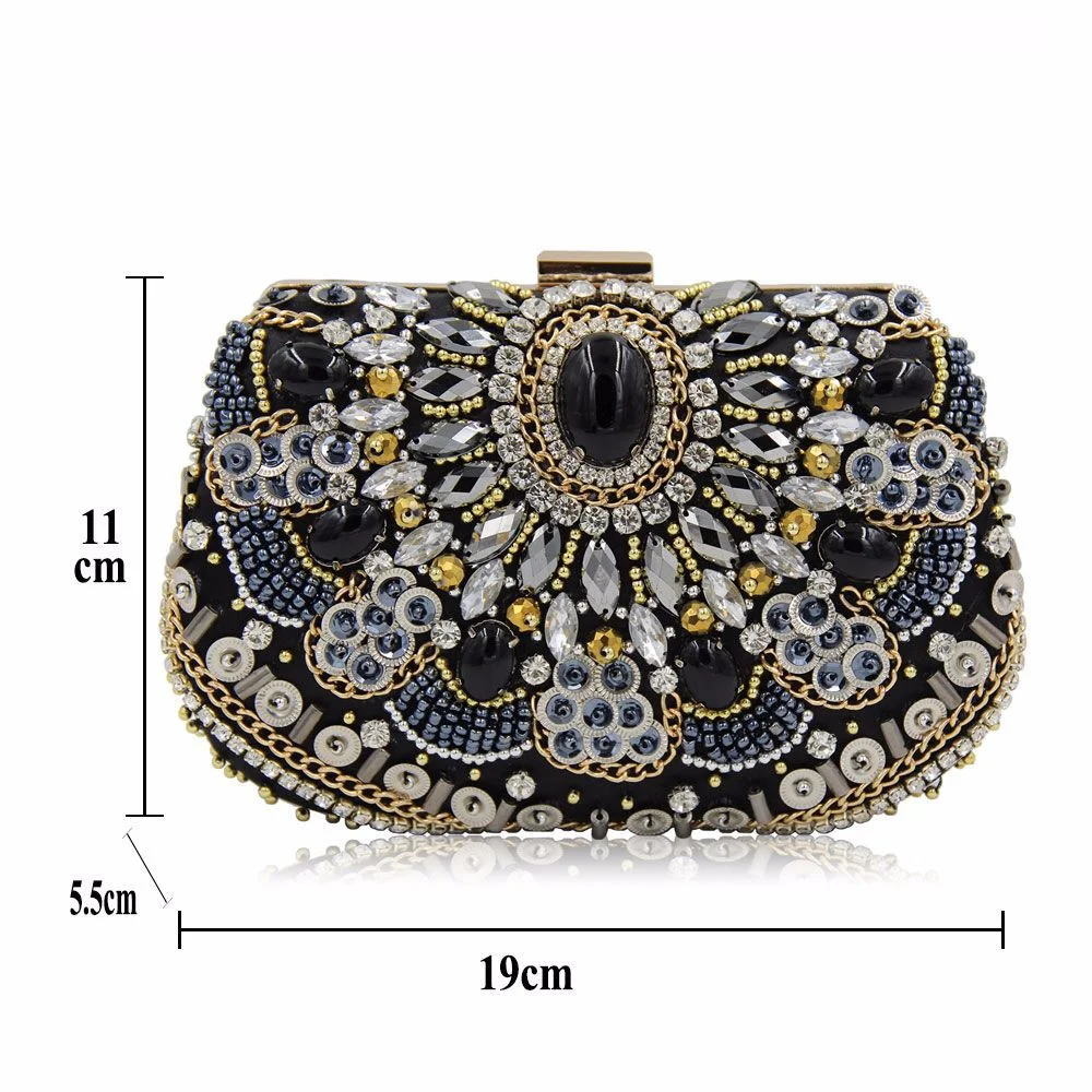 Title 1, Beaded and Diamond-encrusted Dinner Ladys Banq...