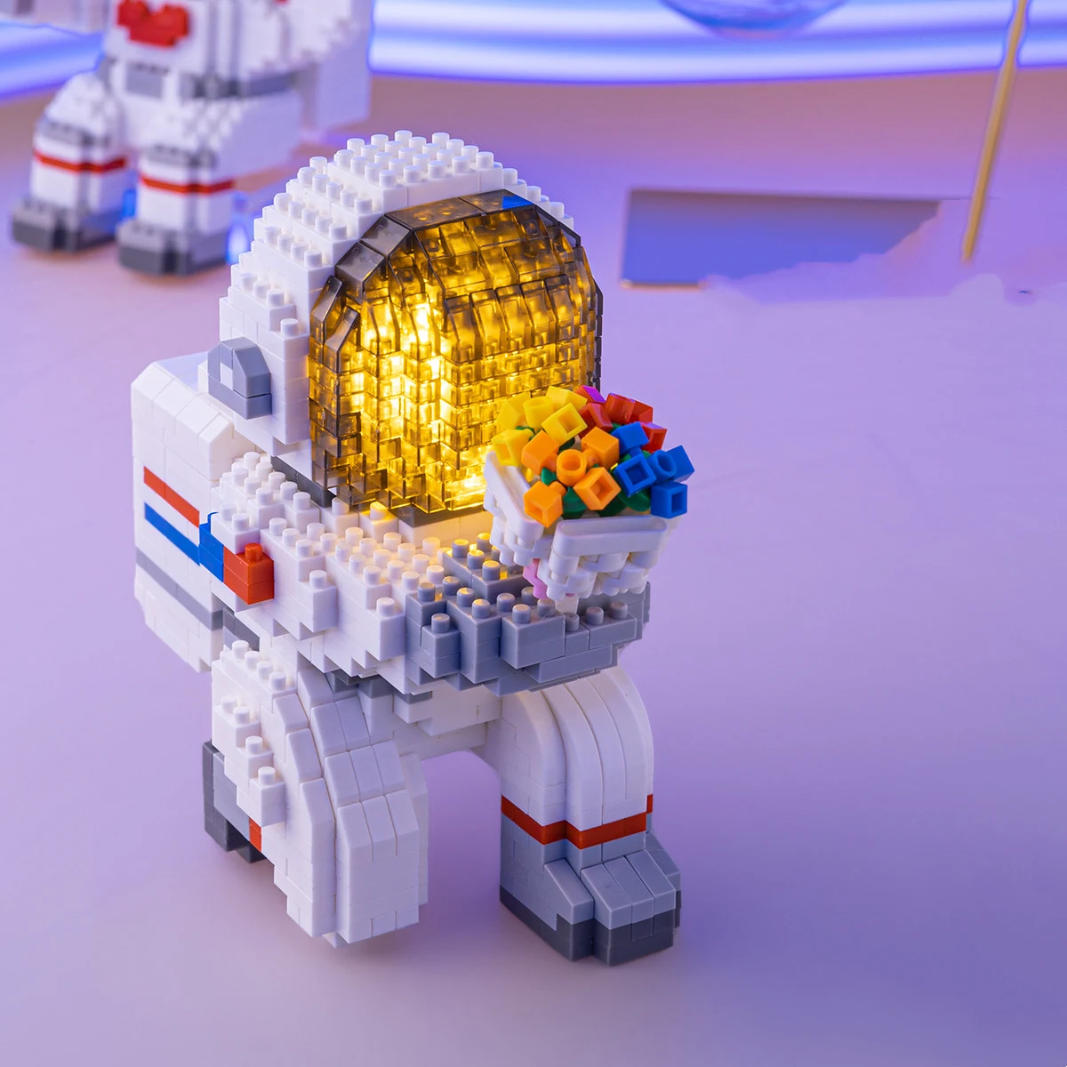 Title 4, Blocos de Construção Pixel Earth Planet Model B...