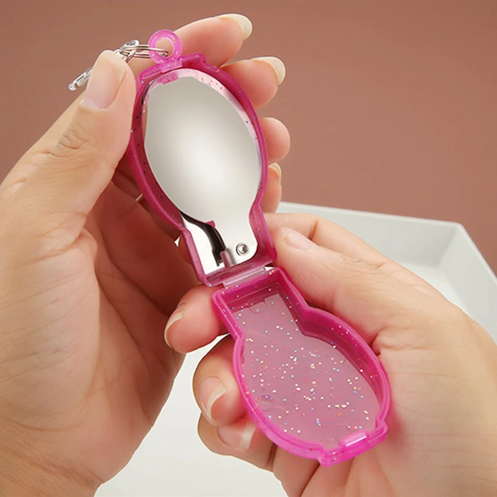 Title 12, Stainless Steel Outdoor Portable Folding Spoon ...