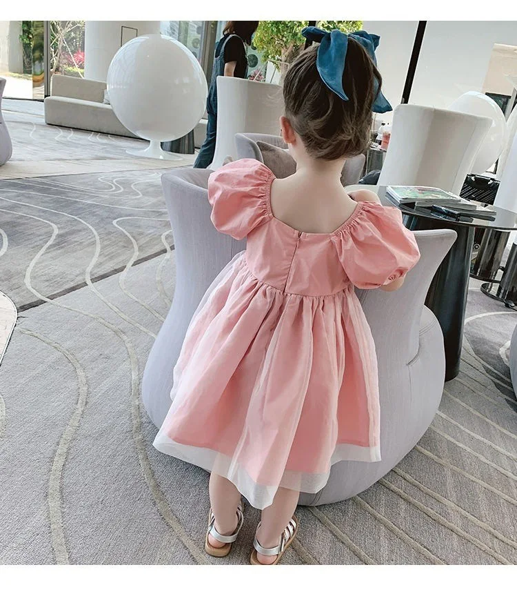 Vestido infantil princesa estilo western, vermelho com véu de malha. Perfeito para bebês e meninas. Lindo para festas e eventos especiais. — foto 4