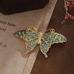 Enamel Butterfly Brooch