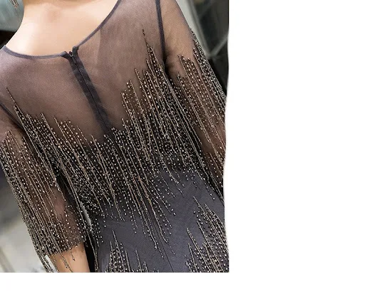 Title 4, Vestido de noite Temperamento Hostess feminino....