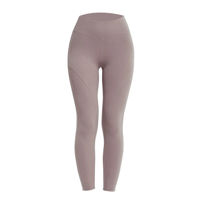 High-waisted abdomen control running yoga pants, stretchy and breathable for ultimate comfort and support during workout — photo 3