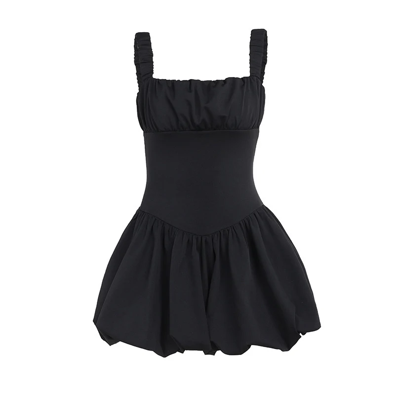 Title 5, Womens Casual French Fashion Pleated Dress