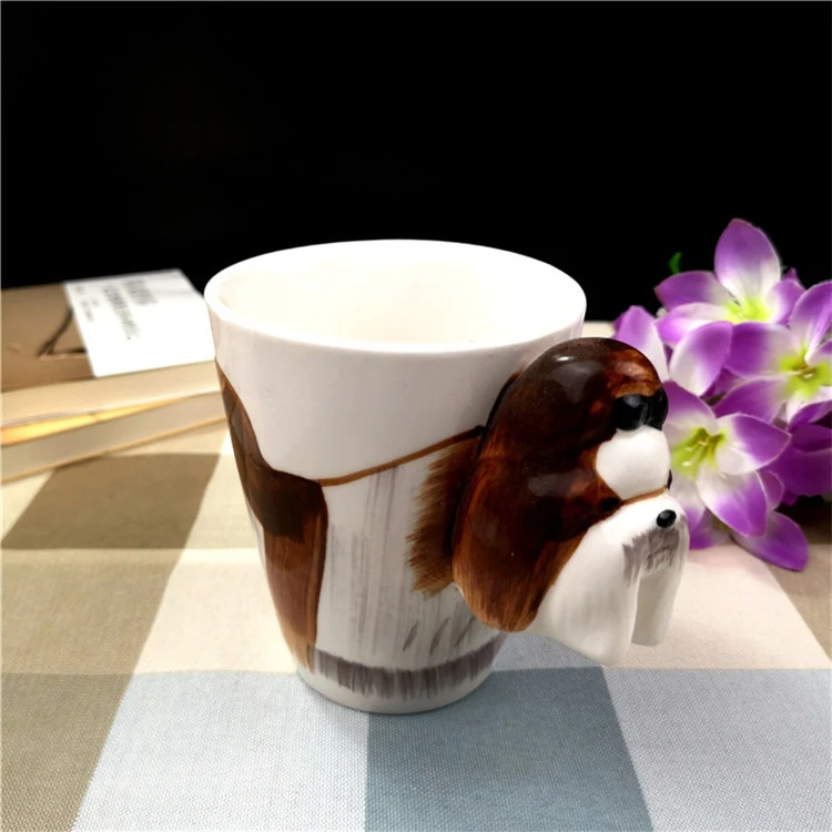 Title 2, Creative Ceramic Water Cup featuring a Cartoon ...