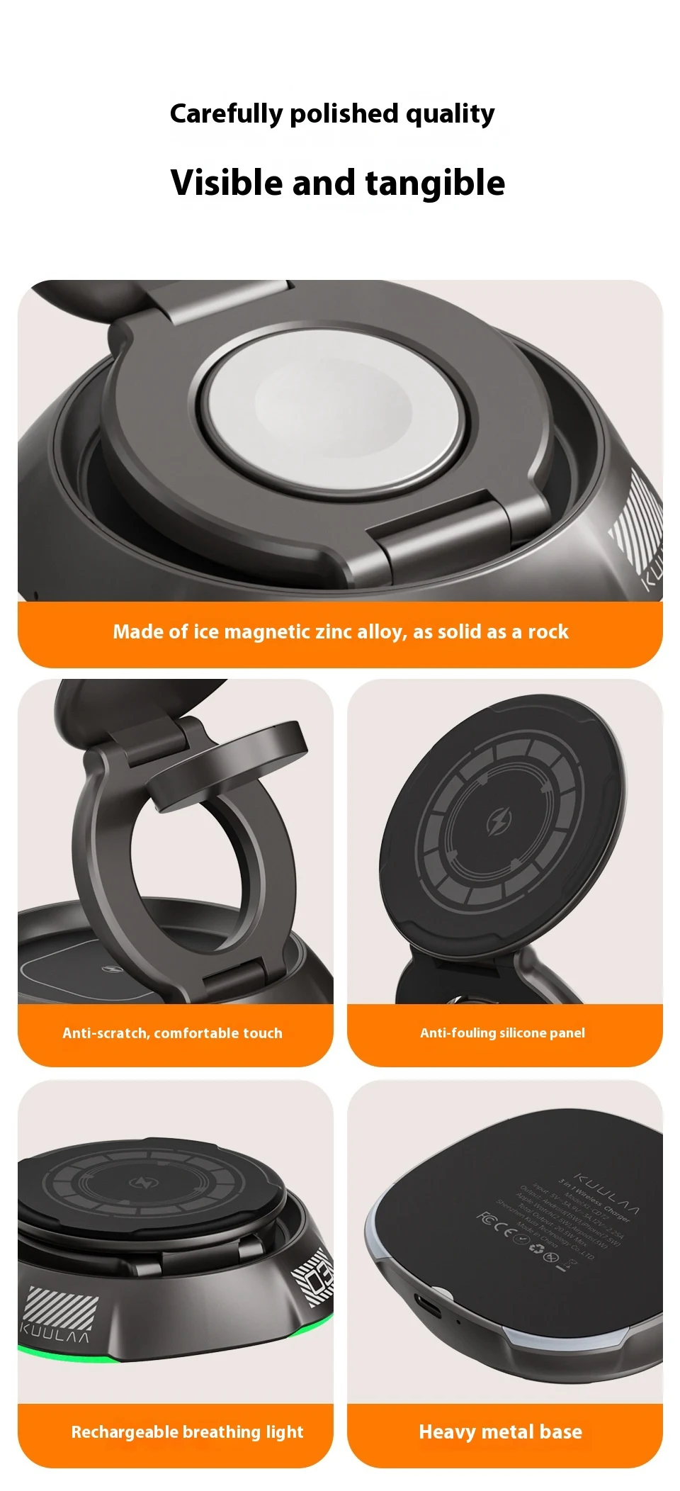 Title 7, Mobile Phone Watch Headset Three-in-one Magneti...
