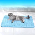 Pet Cooling Mat for Dogs and Cats, Breathable Dog Bed for Summer with Ice Silk Mat Ice Silk Pet Mat for Cats and Dogs — photo 1