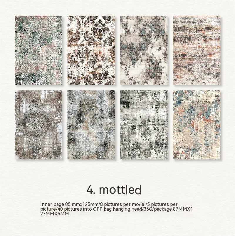 Papel Adesivo Base Decoração Material Diário Vintage 4 ideal para scrapbooking e artesanato, personalize seus projetos. — foto 1