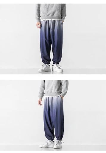 Title 14, Summer Youth Casual Fashion Gradient Pants. Com...
