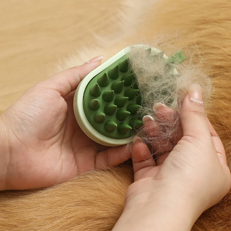 Title 3, Soft Silicone Pets Hair Remover Comb, Handheld ...