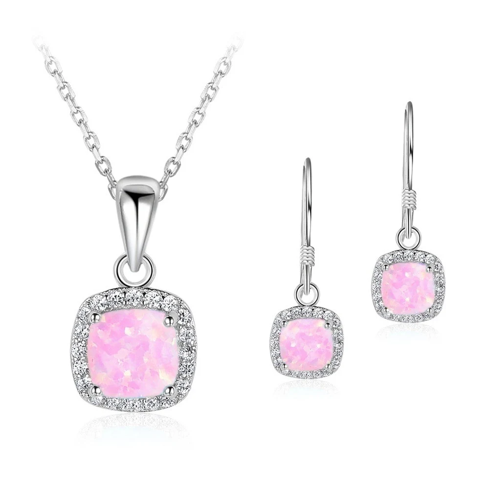 Conjunto de colar e brincos quadrados para mulheres Joias sofisticadas Ideal para diversas ocasiões Design moderno e elegante. — foto 7