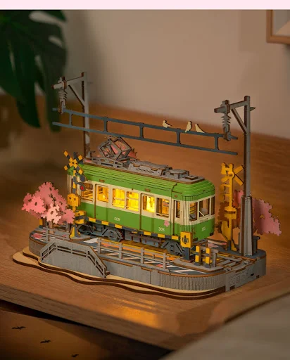 Title 2, Modelo quebra-cabeça 3D estéreo da cabana DIY C...